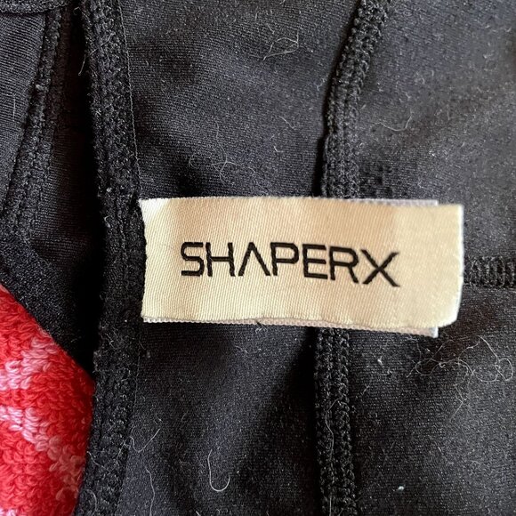 SHAPERX Black Tummy Control Body Shaper Thong Bodysuit Shapewear for Women 2X - Picture 8 of 9